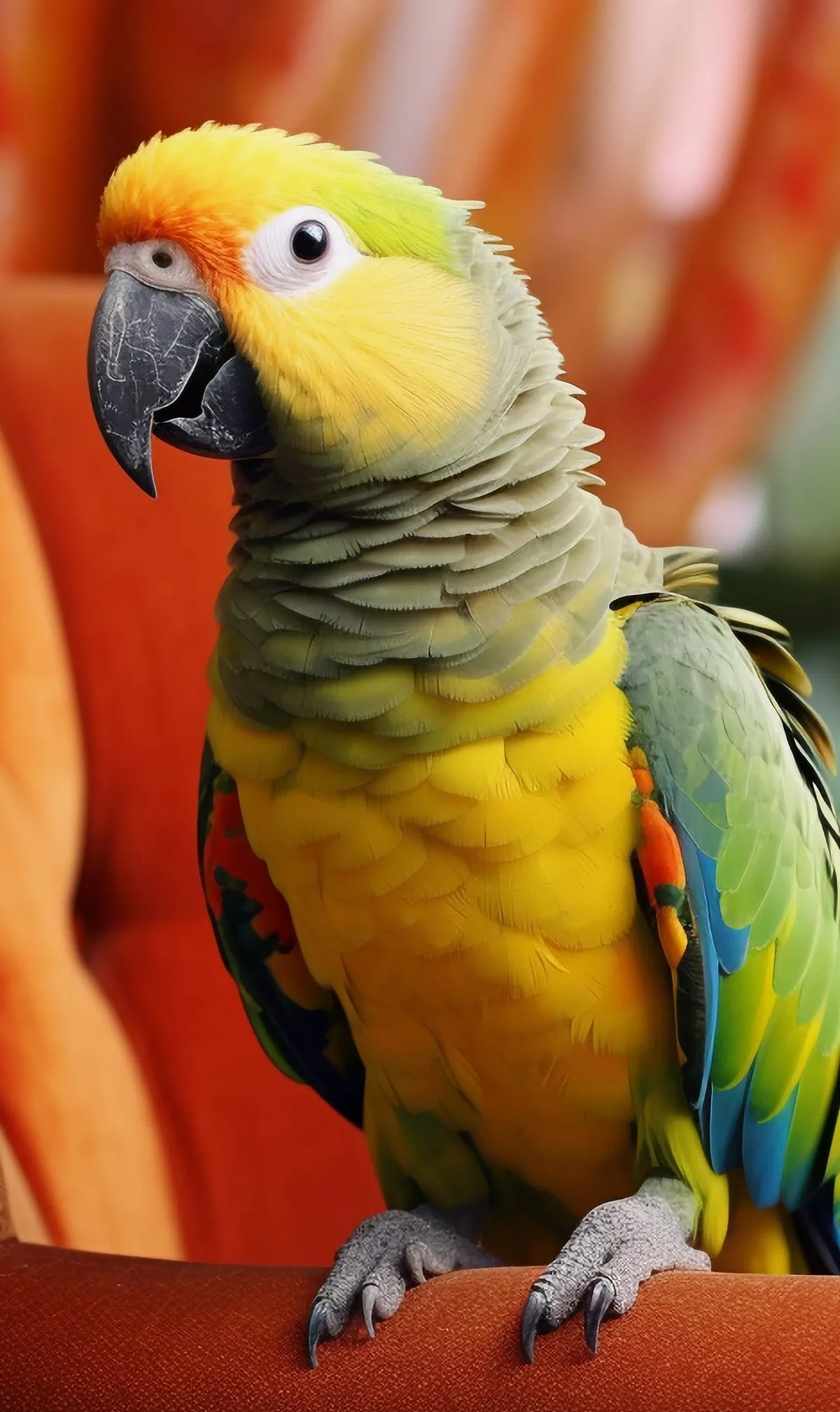 NOAH Tierprogramm – Biofeedback Software der Wellness Trust AG, Papagei als tierischer Patient
