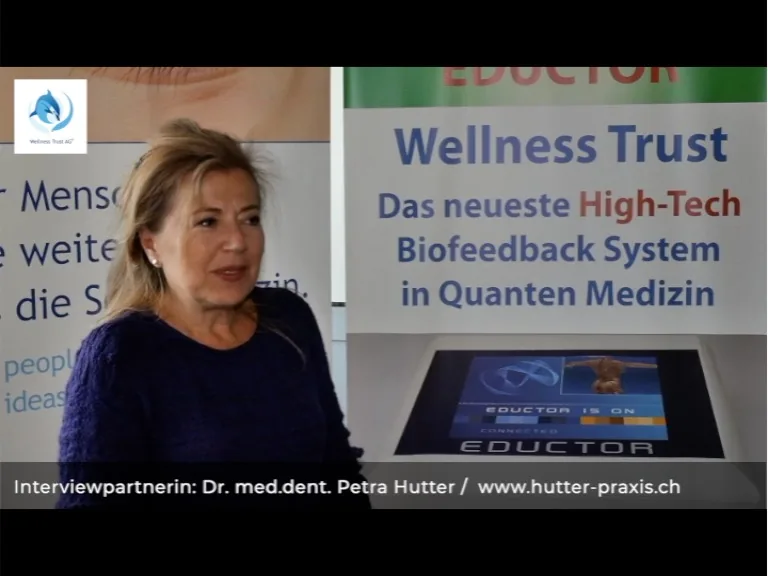 Dr. med. dent. Petra Hutter – Vorschaubild zum Video-Feedback zur Wellness Trust AG