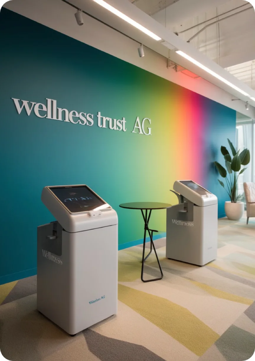 Wellness Trust AG auf einer Messe